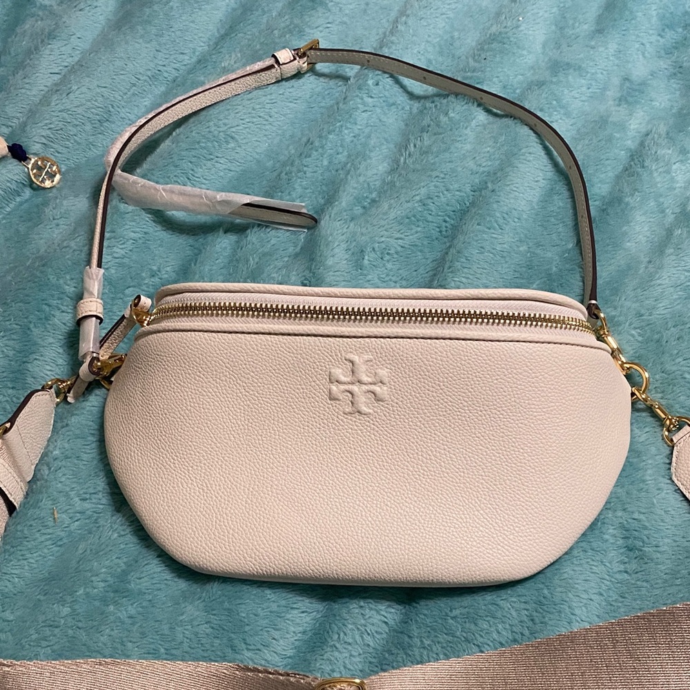 Tory Burch Cream Thea Belt Bag - Picture 4 of 8